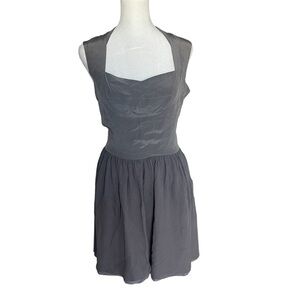 Vintage Nomia Gray Silver Dress - Size 6